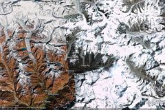To Gokyo 1-0 Google Earth Image Of Everest Nepal Area